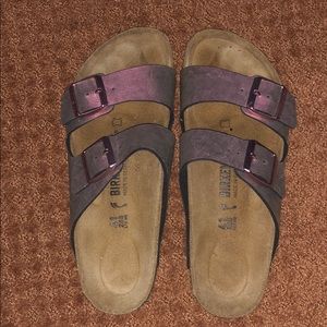 Red Metallic Birkenstock